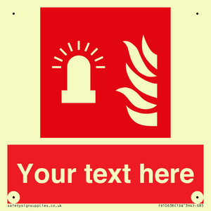 Custom Fire: Fire alarm flashing light